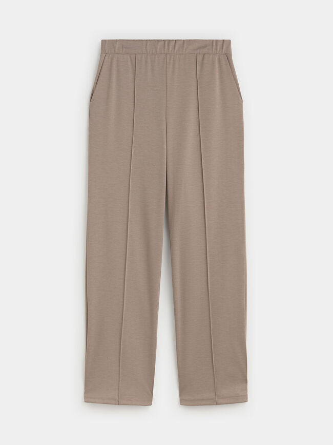 PANTAL&Oacute;N TWILL EL&Aacute;STICO NERVIO Beige