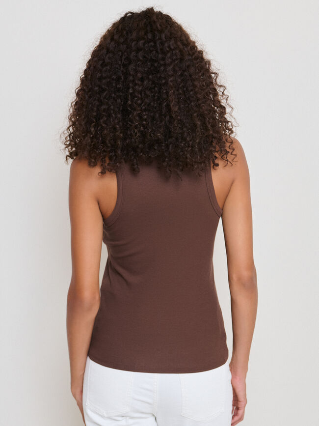 TOP NADADORA Marron