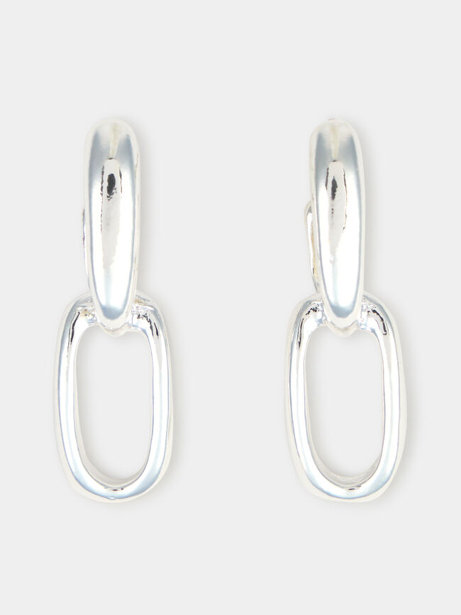 PENDIENTES DOS APIEZAS Plata