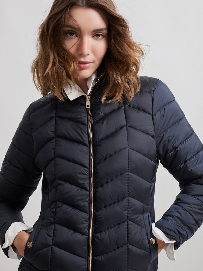 PUFFER ACOLCHADO BASICO Azul Marino