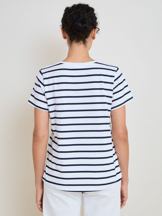 CAMISETA LIMONES BRILLANTES Blanco Optico image number null