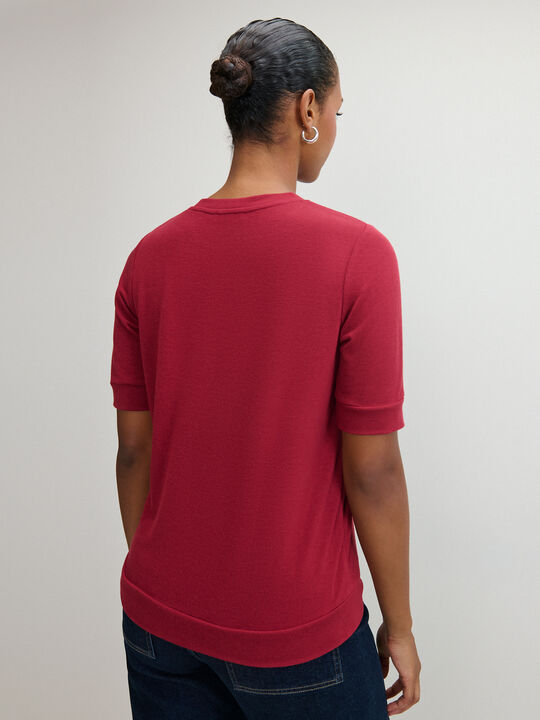 CAMISETA LANOSA Rosa image number null