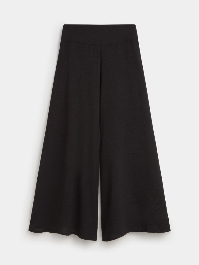 PANTALON ANCHO FLUIDO Negro