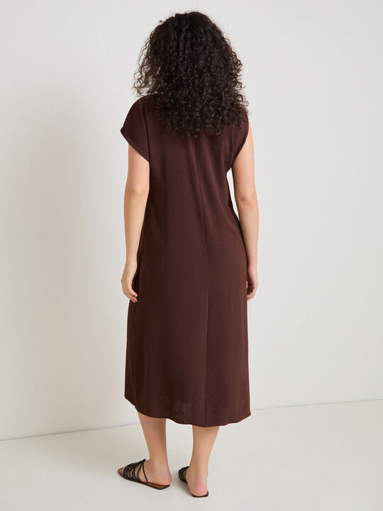 VESTIDO FORNITURa Marron Oscuro image number null