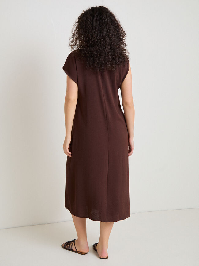 VESTIDO FORNITURa Marron Oscuro