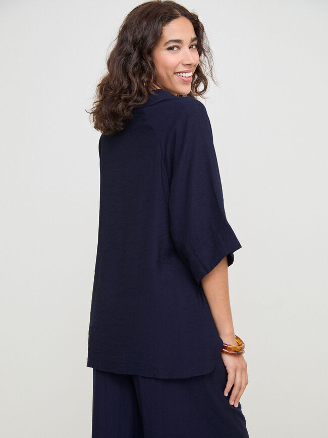 T&Uacute;NICA FLUIDA Azul Marino