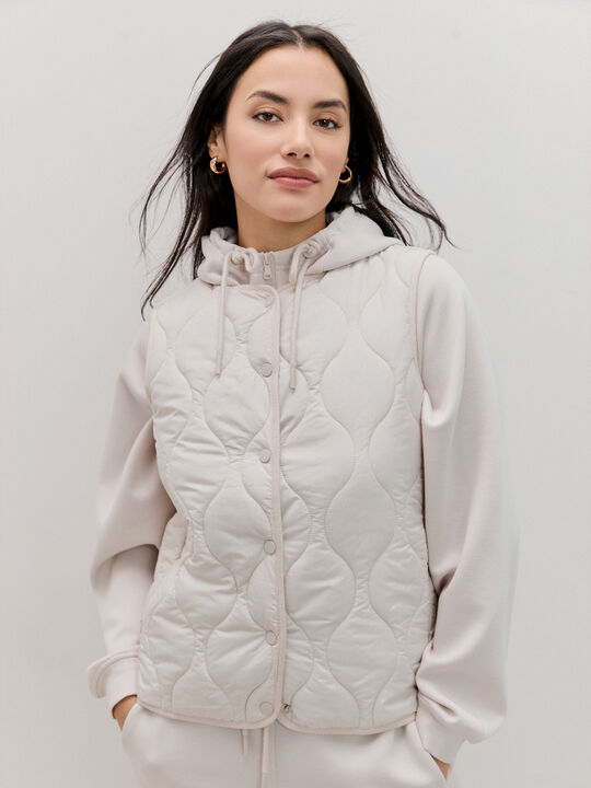 CHALECO ACOLCHADO Crudo image number null