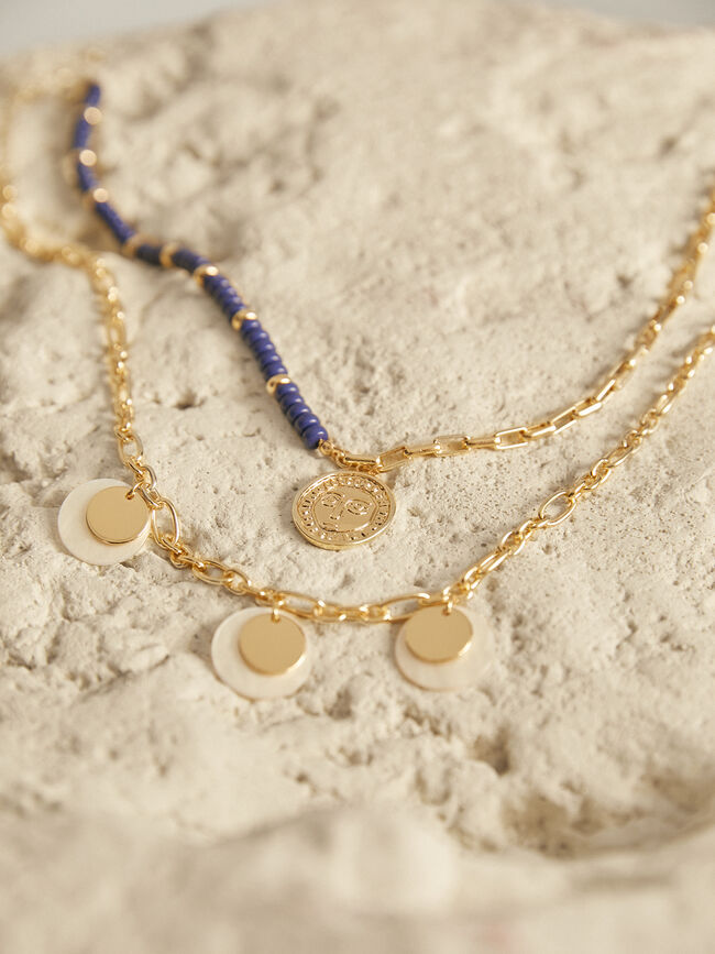 Collares combinados Oro Viejo