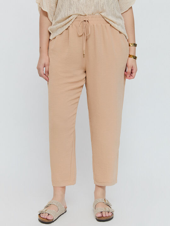 PANTALÓN FLUIDO Camel image number null