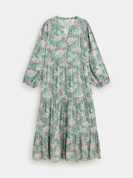 VESTIDO CAMISERO Verde Brillante image number null