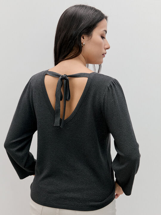 TOP FIESTA LAZO Gris Oscuro image number null