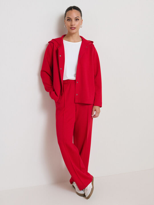 PANTALON VESTIR DETALLE Rojo image number null