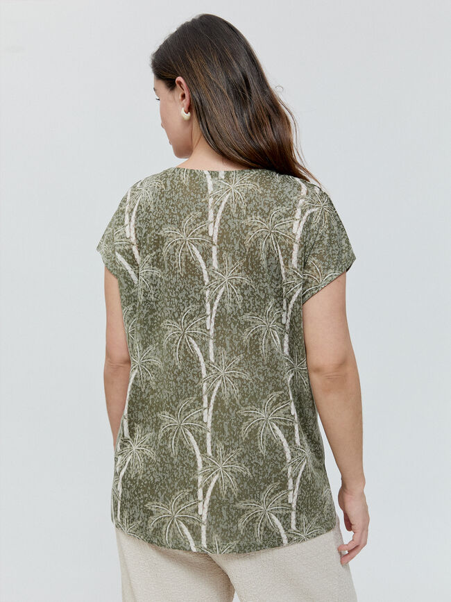CAMISETA POSICIONAL PALMERAS Estampado 1