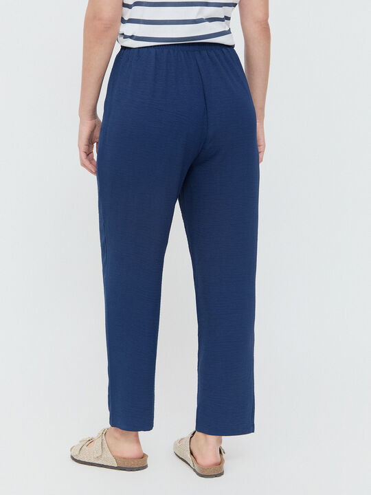 PANTALÓN FLUIDO Azul Noche image number null