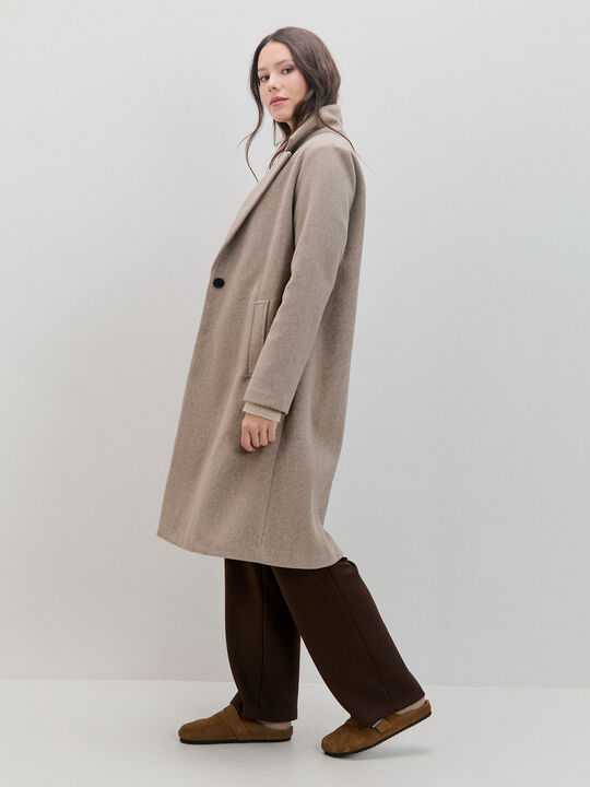 ABRIGO LARGO PAÑO Arena image number null