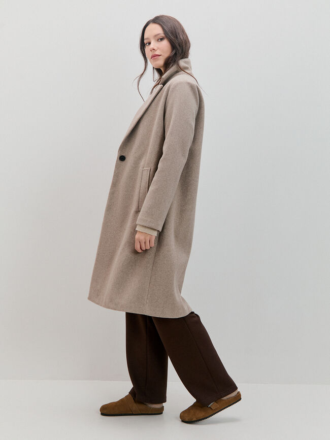 ABRIGO LARGO PAÑO Arena