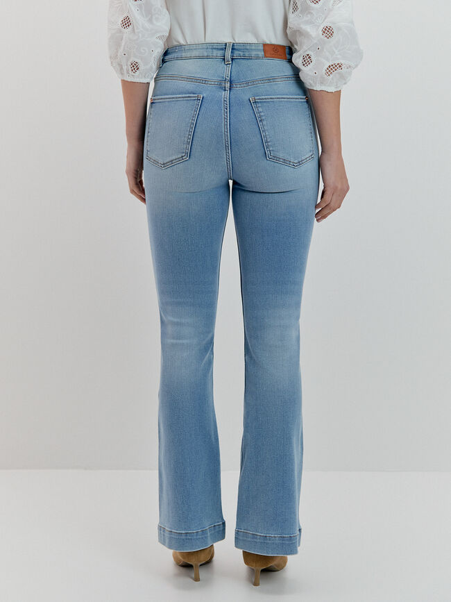 ACAMPANADO VAQUERO LARGO Mid blue