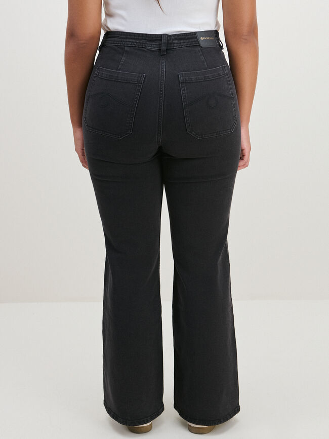 WIDE LEG BOLSILLOS Negro