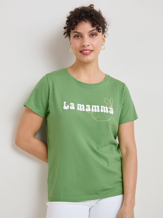 CAMISETA LA MAMMA Oliva Kaki image number null