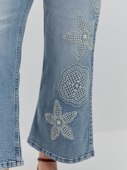 VAQUERO BORDADO Mid Blue Wash image number null