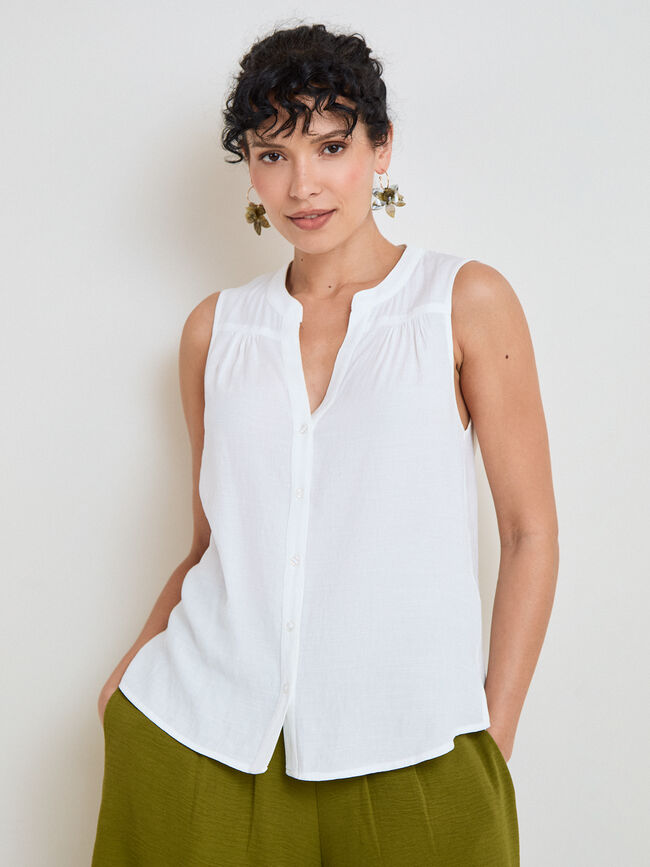 CAMISA R&Uacute;STICA S/M Blanco Optico