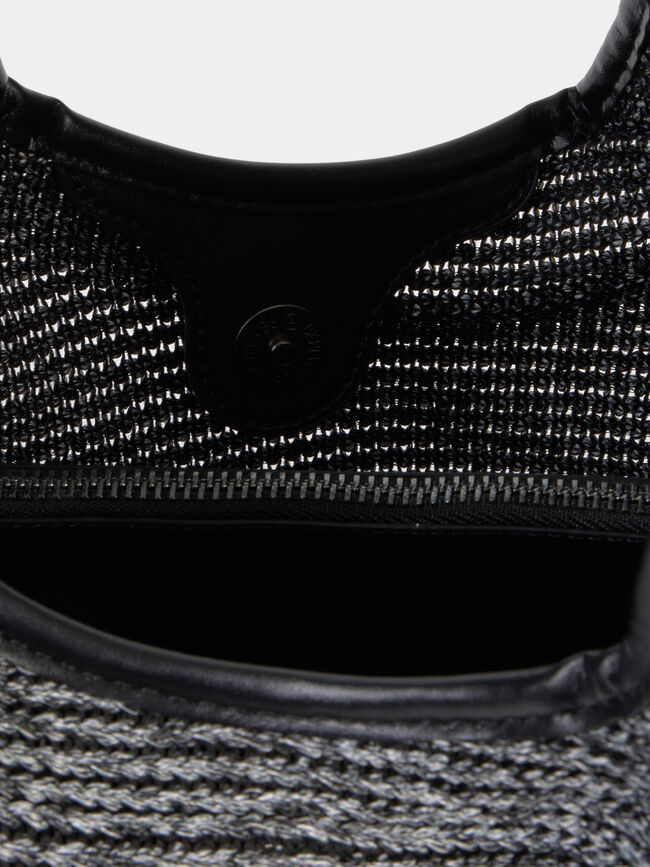 BOLSO HOMBRO TRENZADO Negro