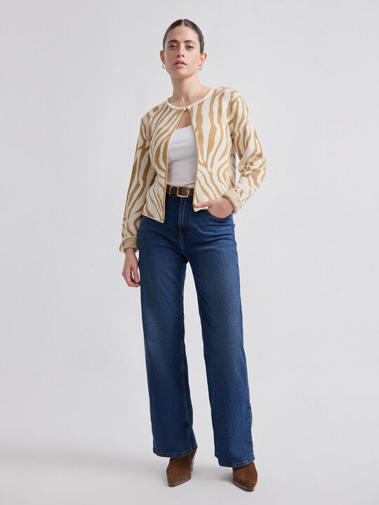CARDIGAN ANIMAL Estampado 1 image number null