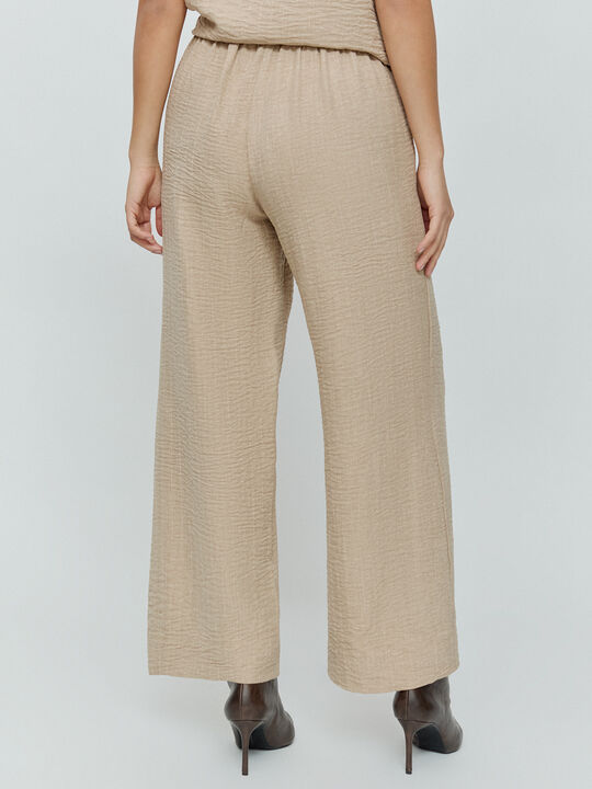 pantalon ancho Beige Tostado image number null