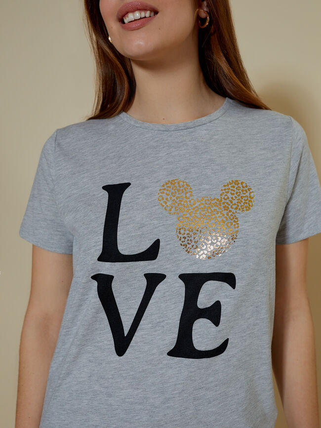 Camiseta disney GrisVigoreClaro