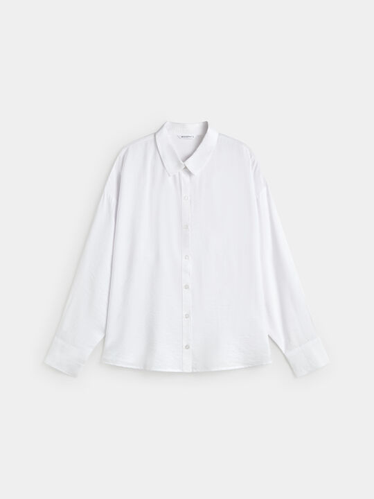CAMISA B&Aacute;SICA Blanco Optico image number null