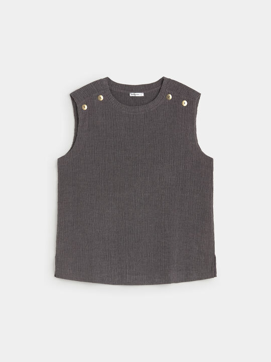 TOP DETALLE TEJIDO gris vigore med image number null