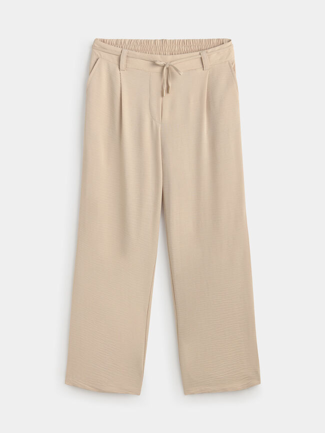 PANTALON ANCHO FLUIDO Crudo