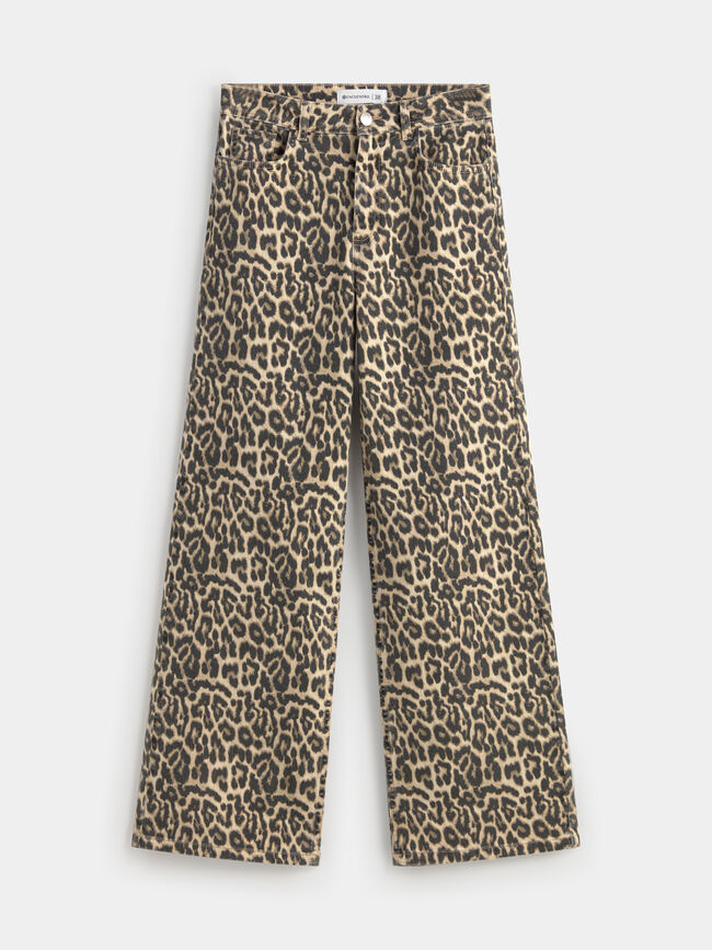 PANTALON ANCHO ESTAMPADO Estampado 3