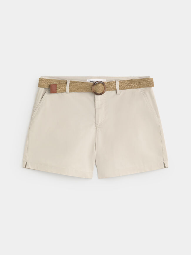 PANTAL&Oacute;N CORTO CINTUR&Oacute;N Piedra