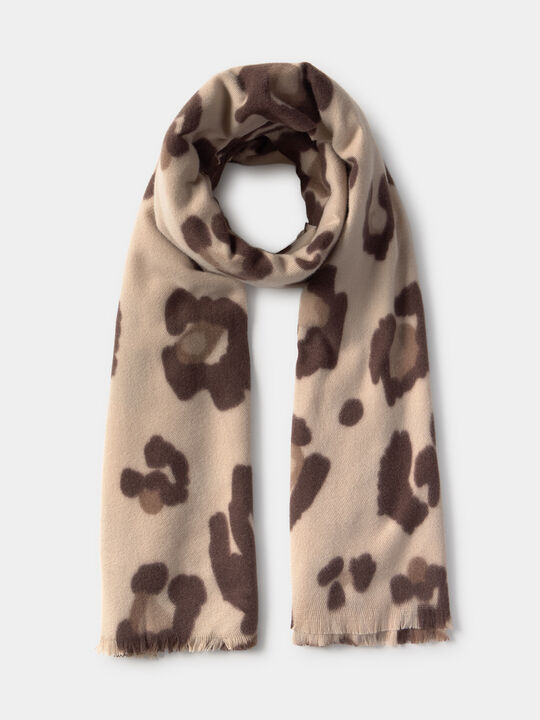 BUFANDA ESTAMPADO ANIMAL Crudo image number null