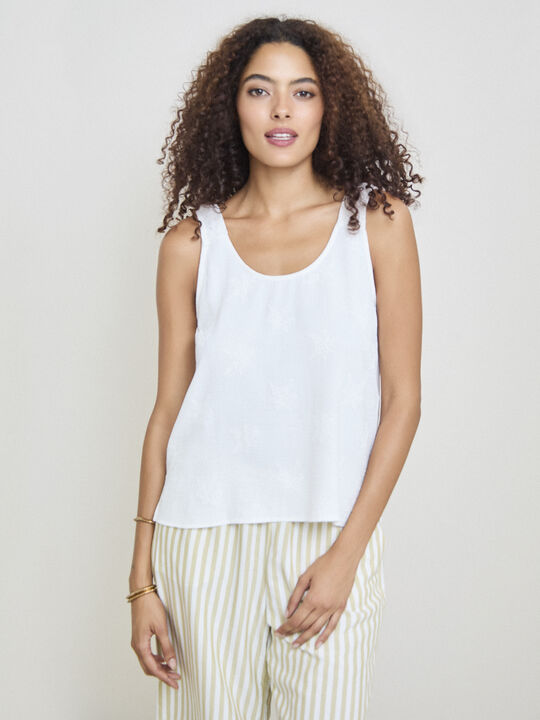 TOP FRUNCES Blanco Optico image number null