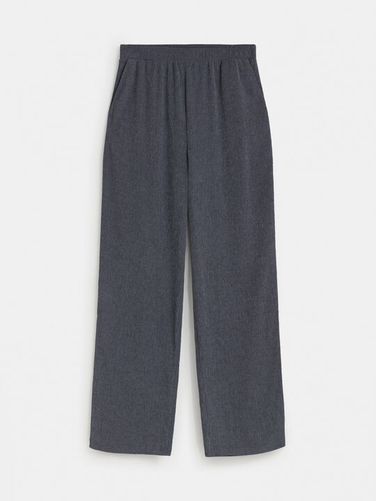 PANTAL&Oacute;N CRINKLE MINI FLARE Indigo image number null