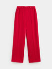 PANTALON VESTIR DETALLE Rojo