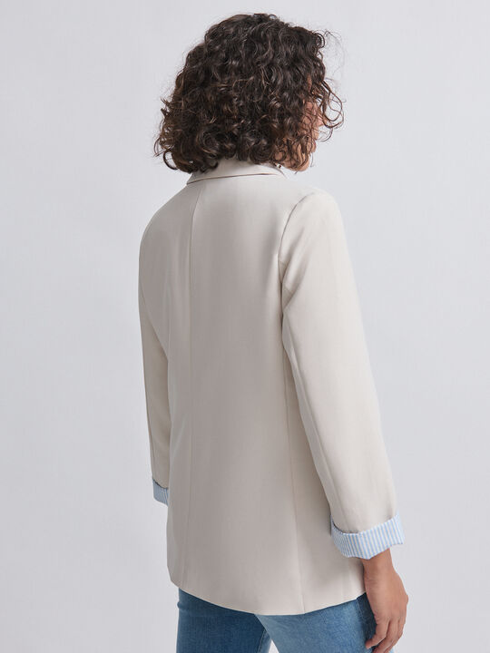 BLAZER PUÑO RAYAS Crudo image number null