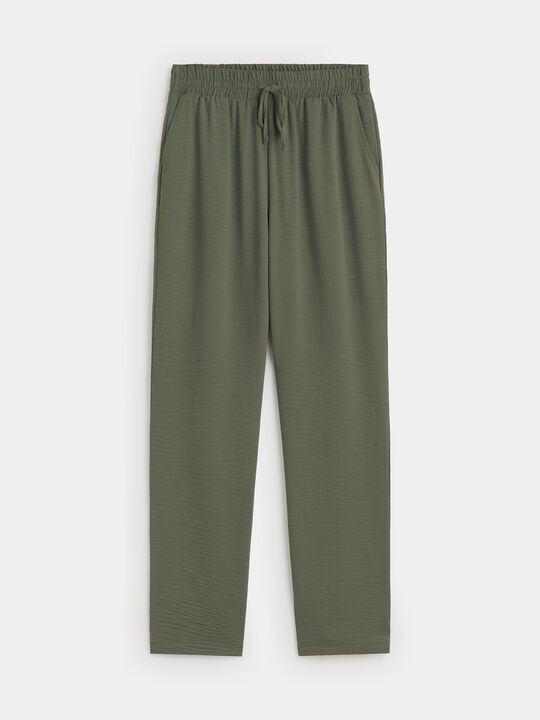 PANTAL&Oacute;N JOGGER Verde oscuro image number null