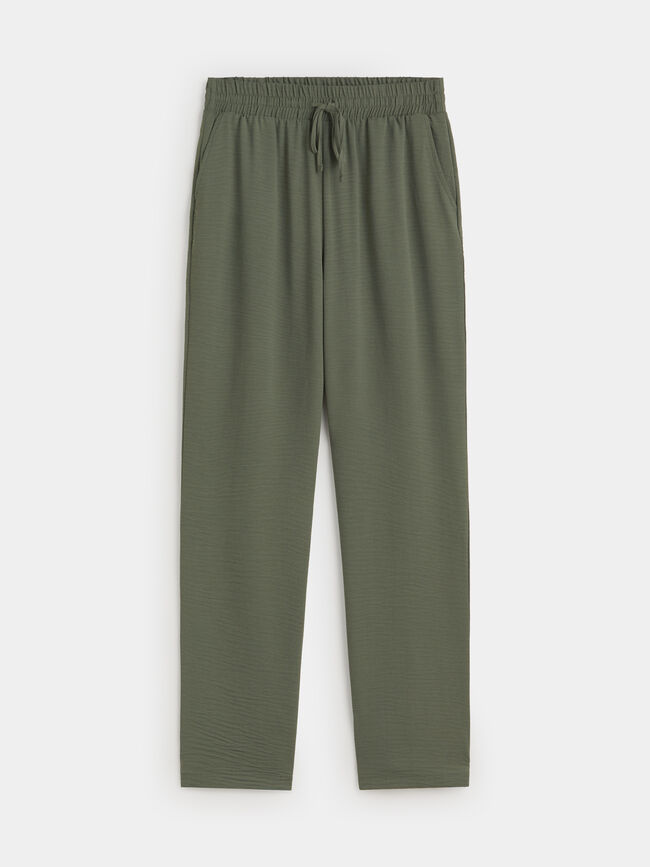 PANTAL&Oacute;N JOGGER Verde oscuro