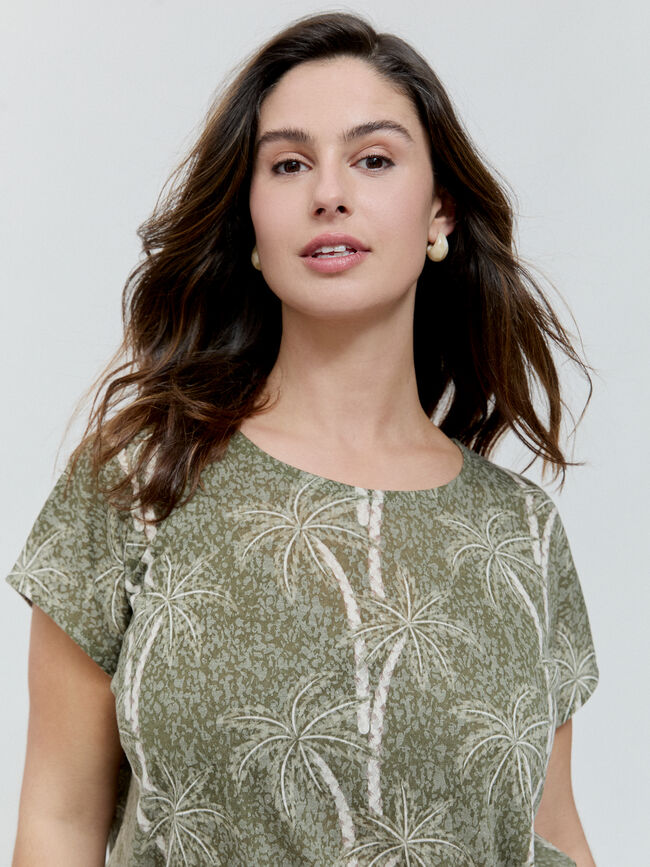 CAMISETA POSICIONAL PALMERAS Estampado 1