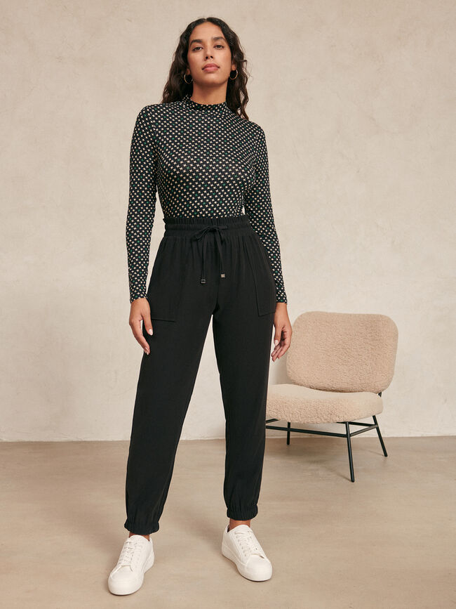 Pantalón jogger Negro