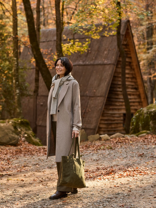 ABRIGO LARGO PAÑO Arena