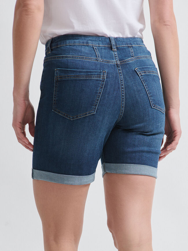 BERMUDA VAQUERA BÁSICA Dark blue