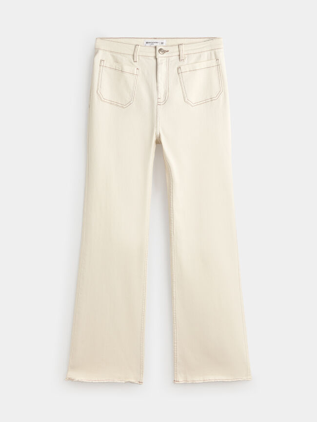 VAQUERO FLARE CROP Crudo