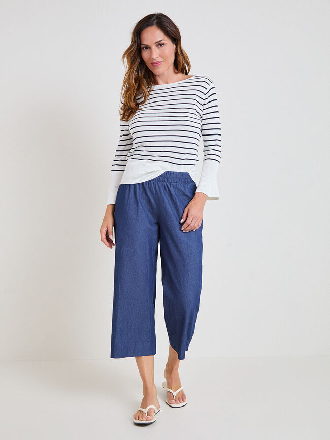 CULOTTE FLUIDO Azul Oscuro