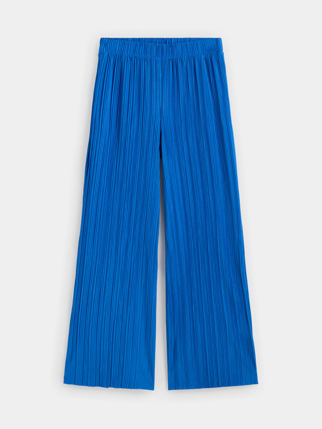 PANTALÓN PLISADO Azul Real