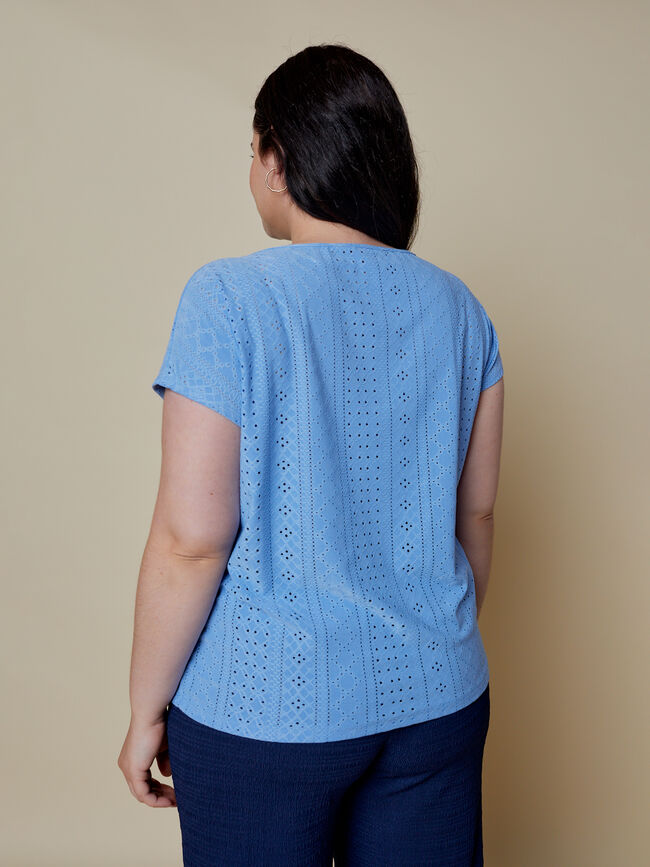 CAMISETA CALADA Azul Medio