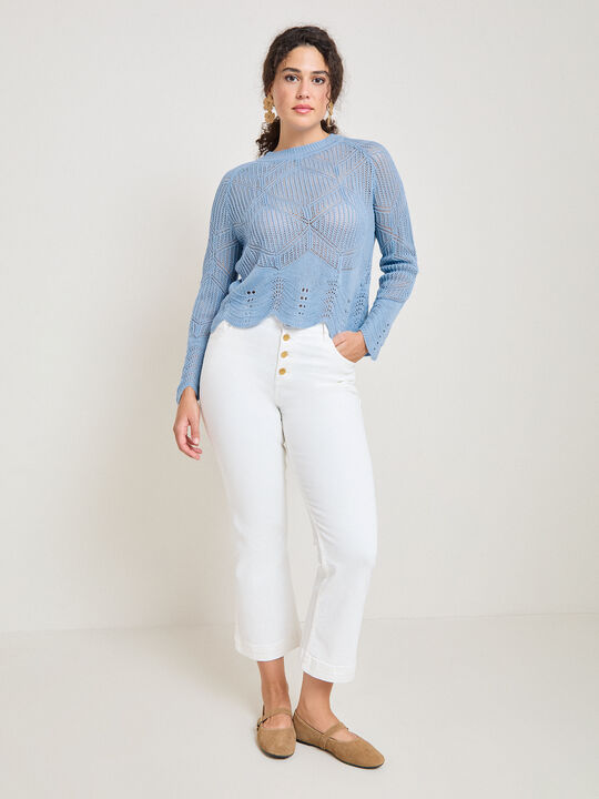 JERSEY CALADO Azul Bebe image number null